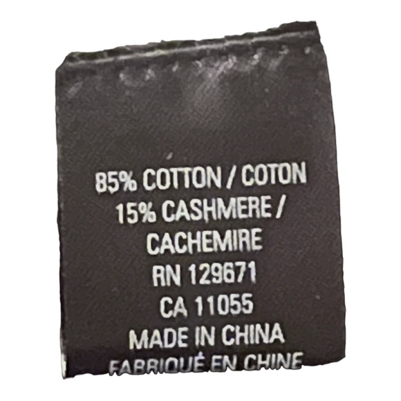 360 Cashmere Cashmere-Blend T-Shirt Dress Black Women's Size Small - Picture 5 of 5